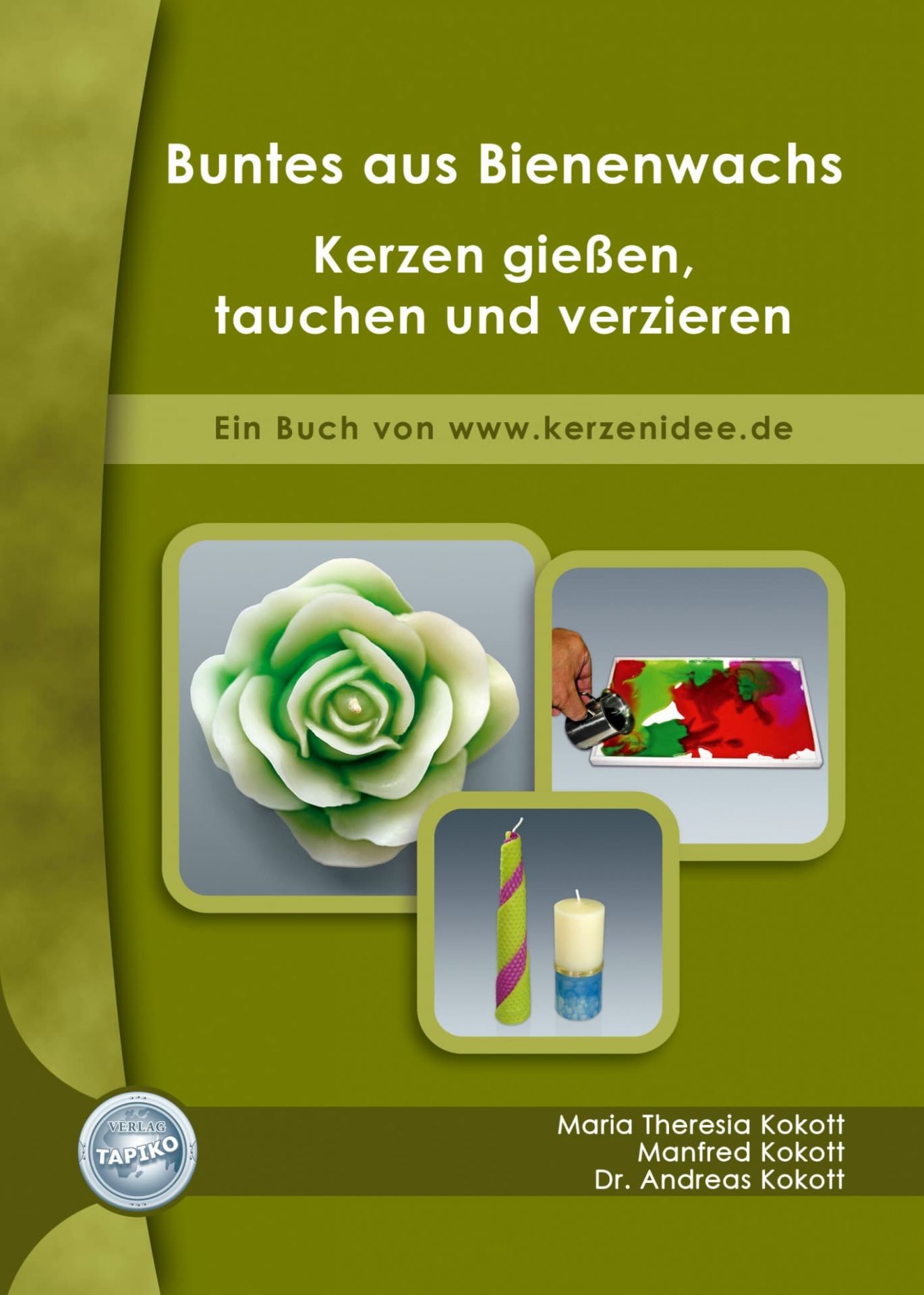 Buntes Bienenwachs, Kerzen gießen, tauchen und verzieren