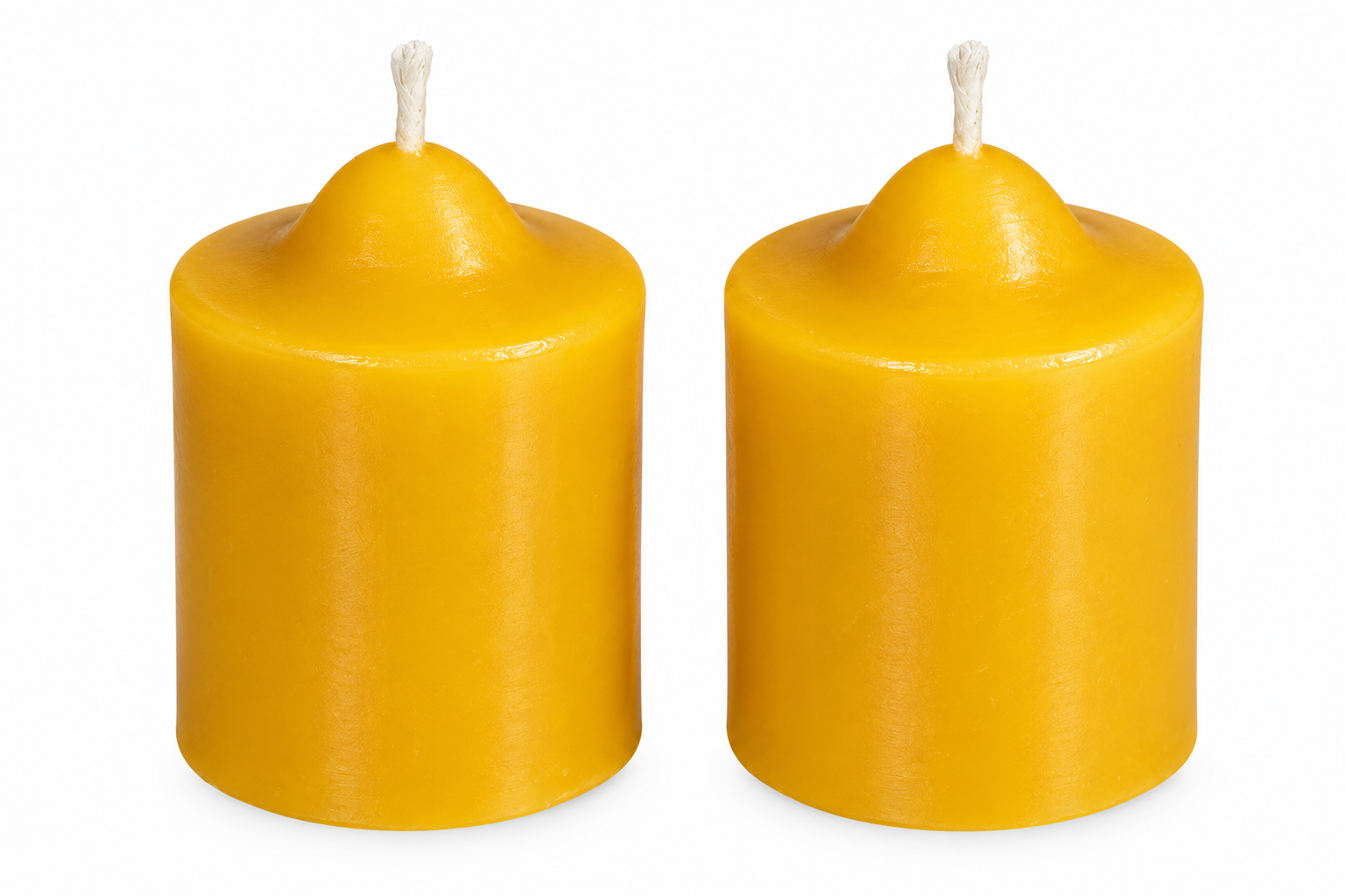Gießform Stumpenkerze "Doppelpack"