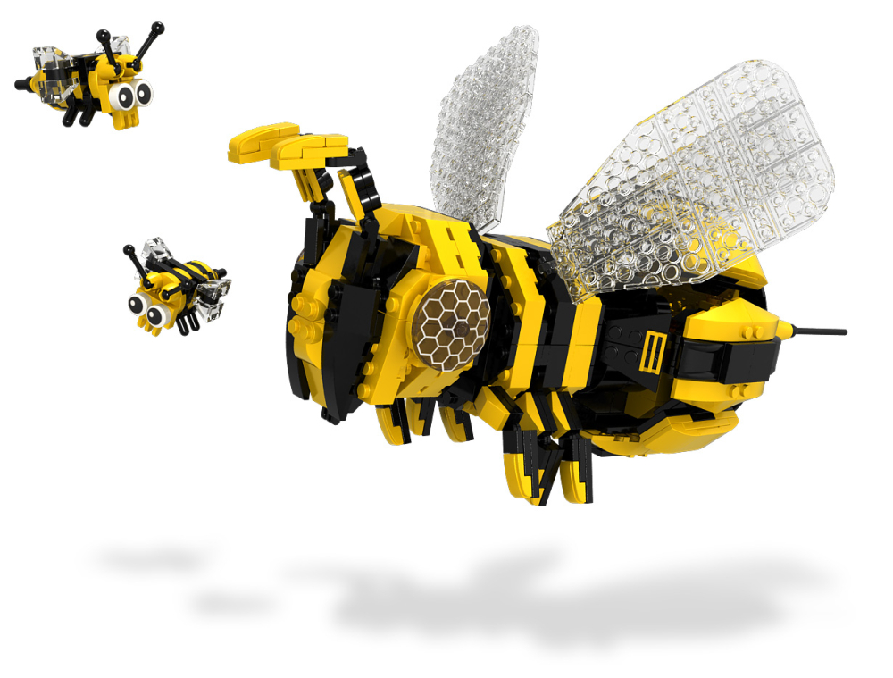 Klemmbaustein Set - große Bienenkönigin