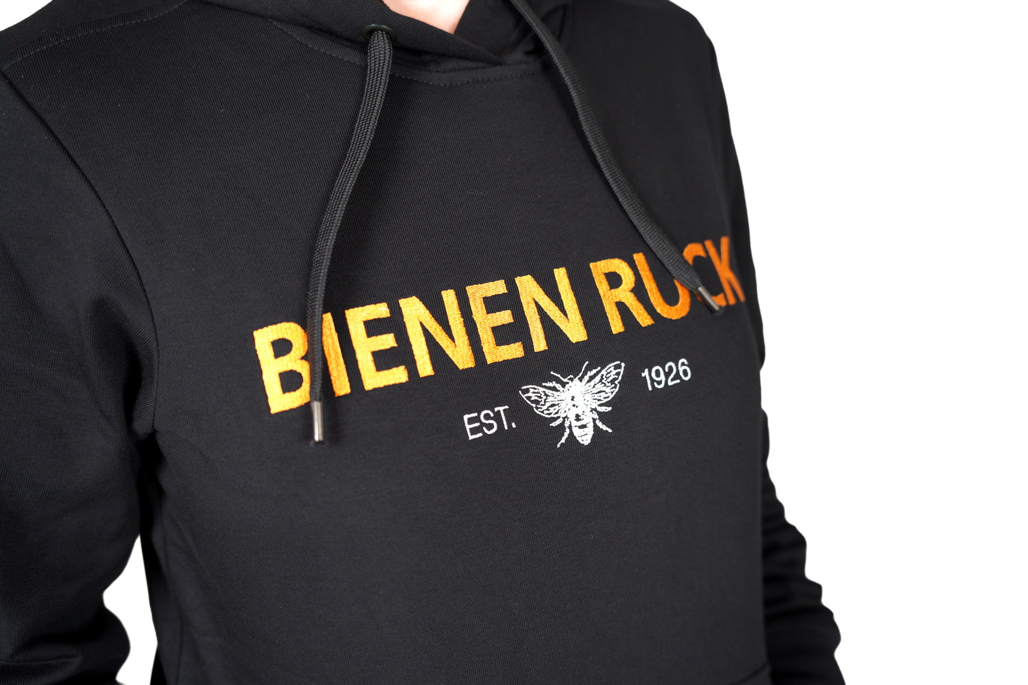 Damen Hoodie 100 Jahre Bienen Ruck