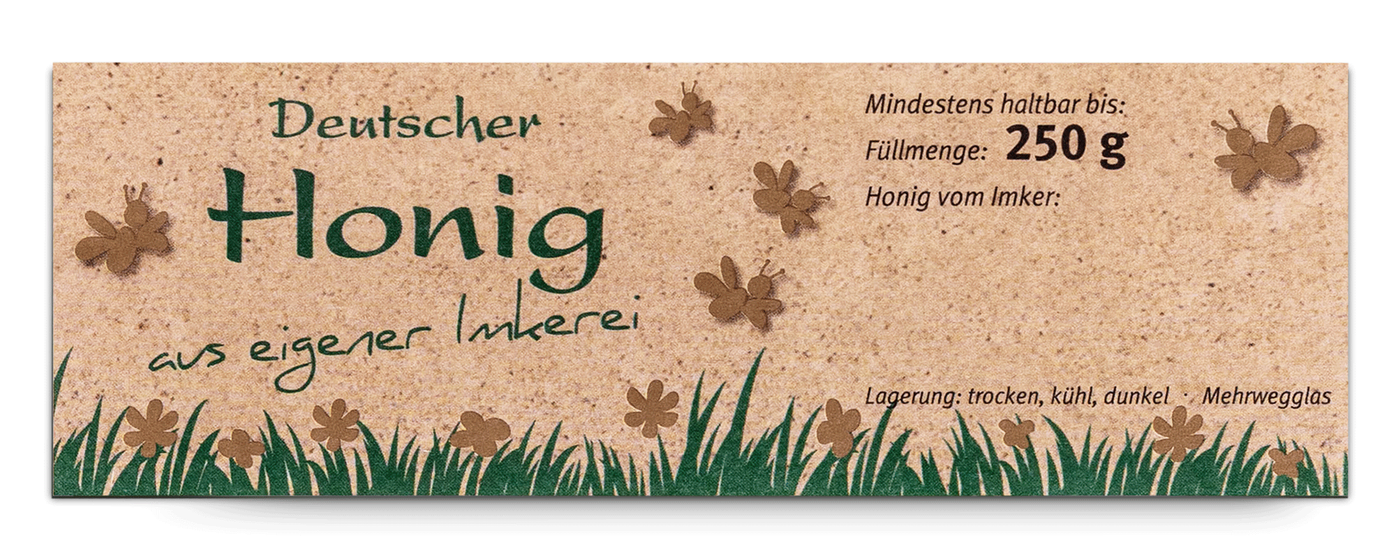 Honigglas-Etikett "Natura"