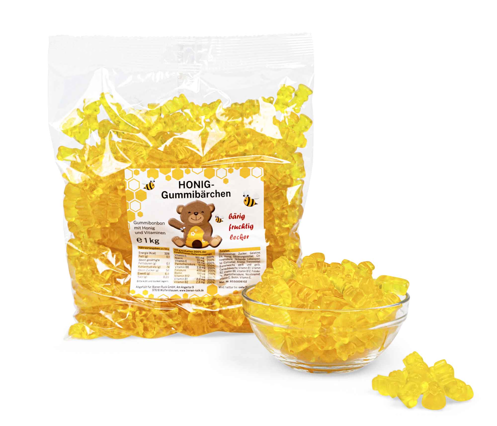 Honig-Gummibärchen