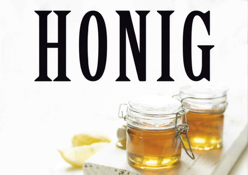 Werbeaufkleber "Honig"