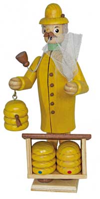 Räuchermännchen "Imker mit Stand"