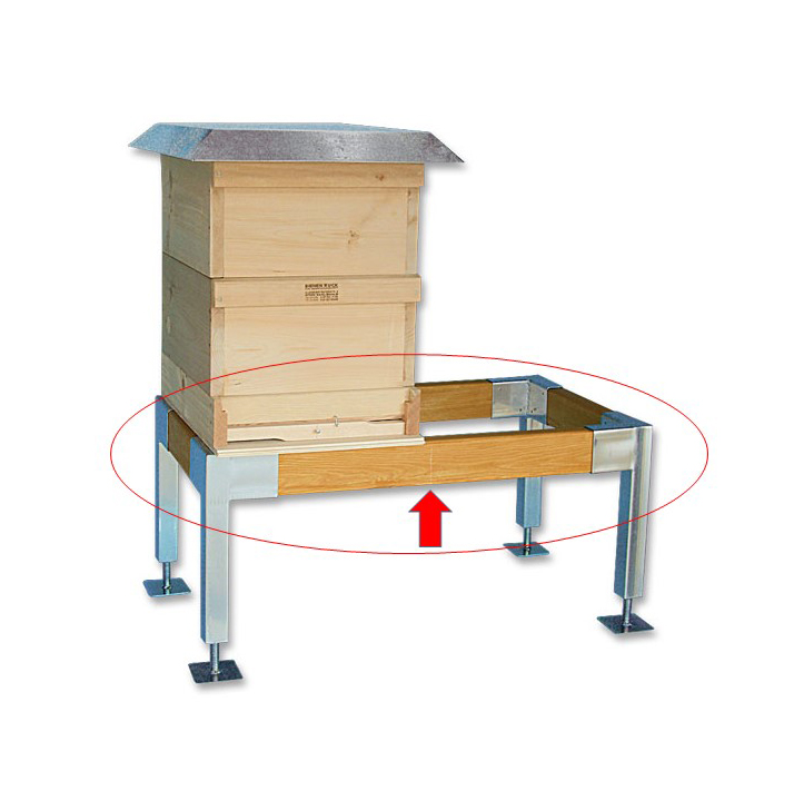 Hölzer für 2er Beutenbock "lange Seite"