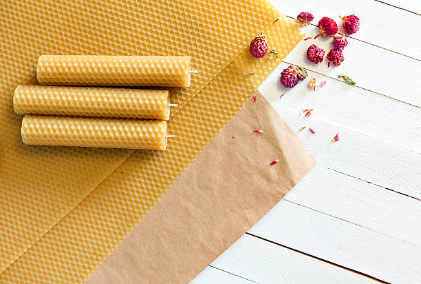 Bienenwachsplatten für Kerzen