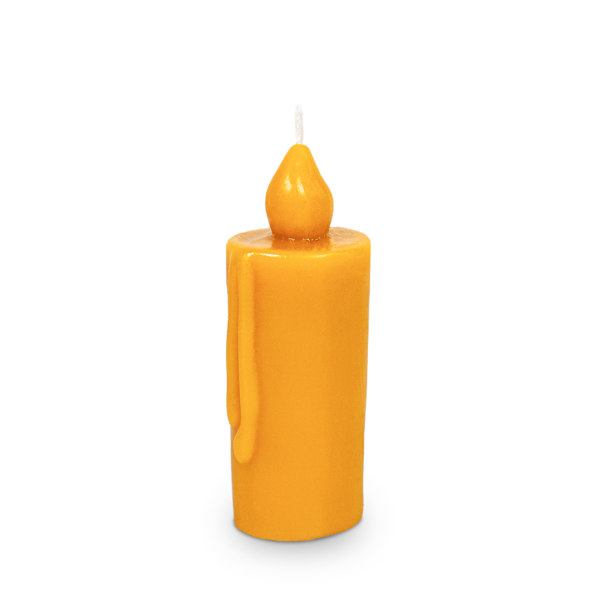 Gießform Stumpen Flammenkerze groß