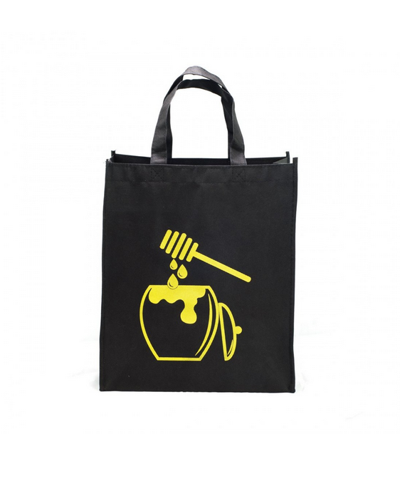 HOBBEE® Tragetasche schwarz "Honigtopf"