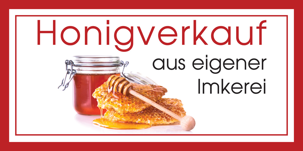 HOBBEE® BANNER "Honigverkauf"