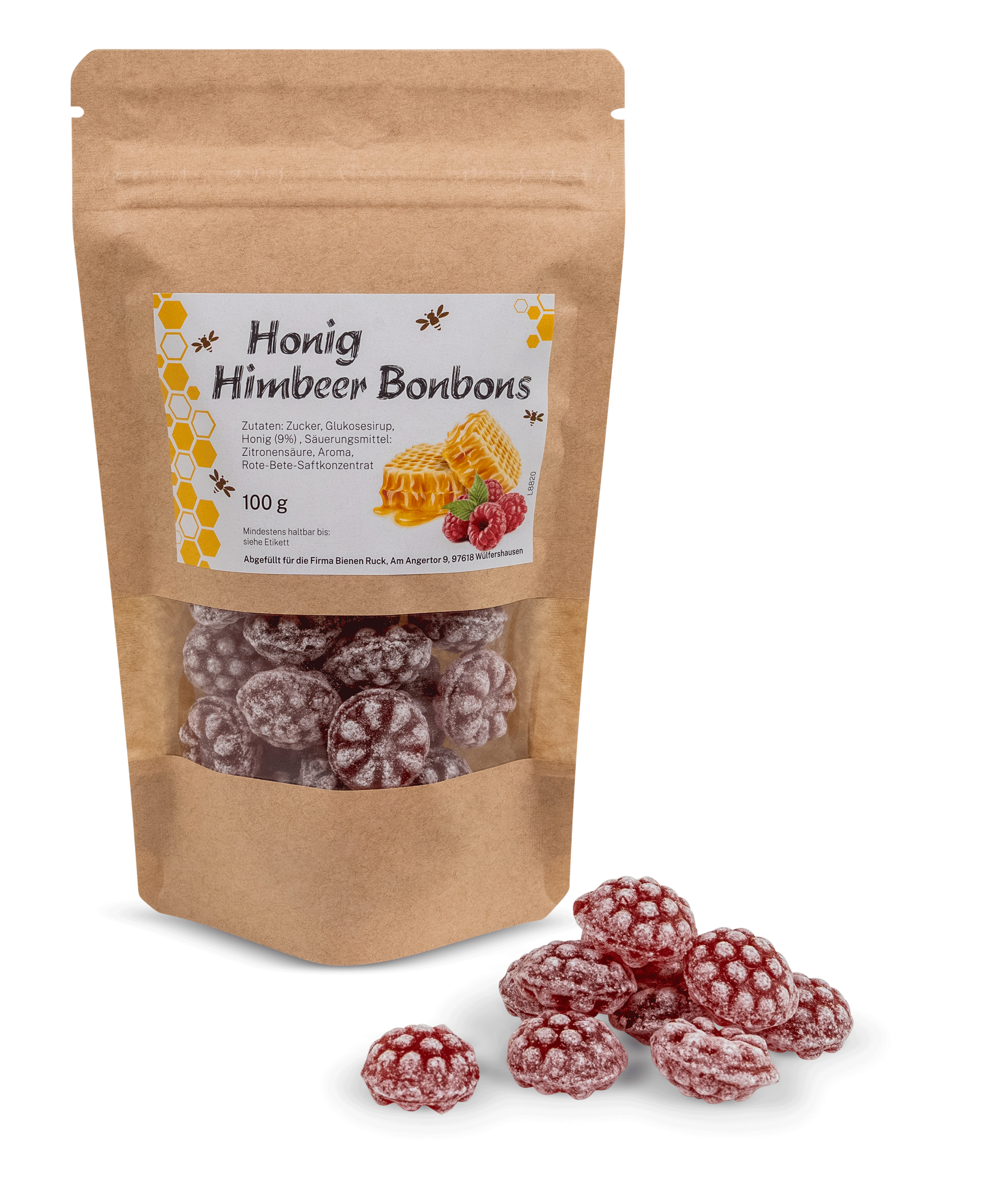 Honig Himbeer Bonbons