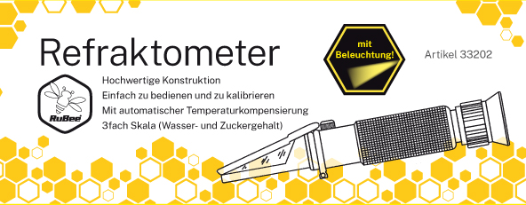RuBee® Refraktometer mit Beleuchtung