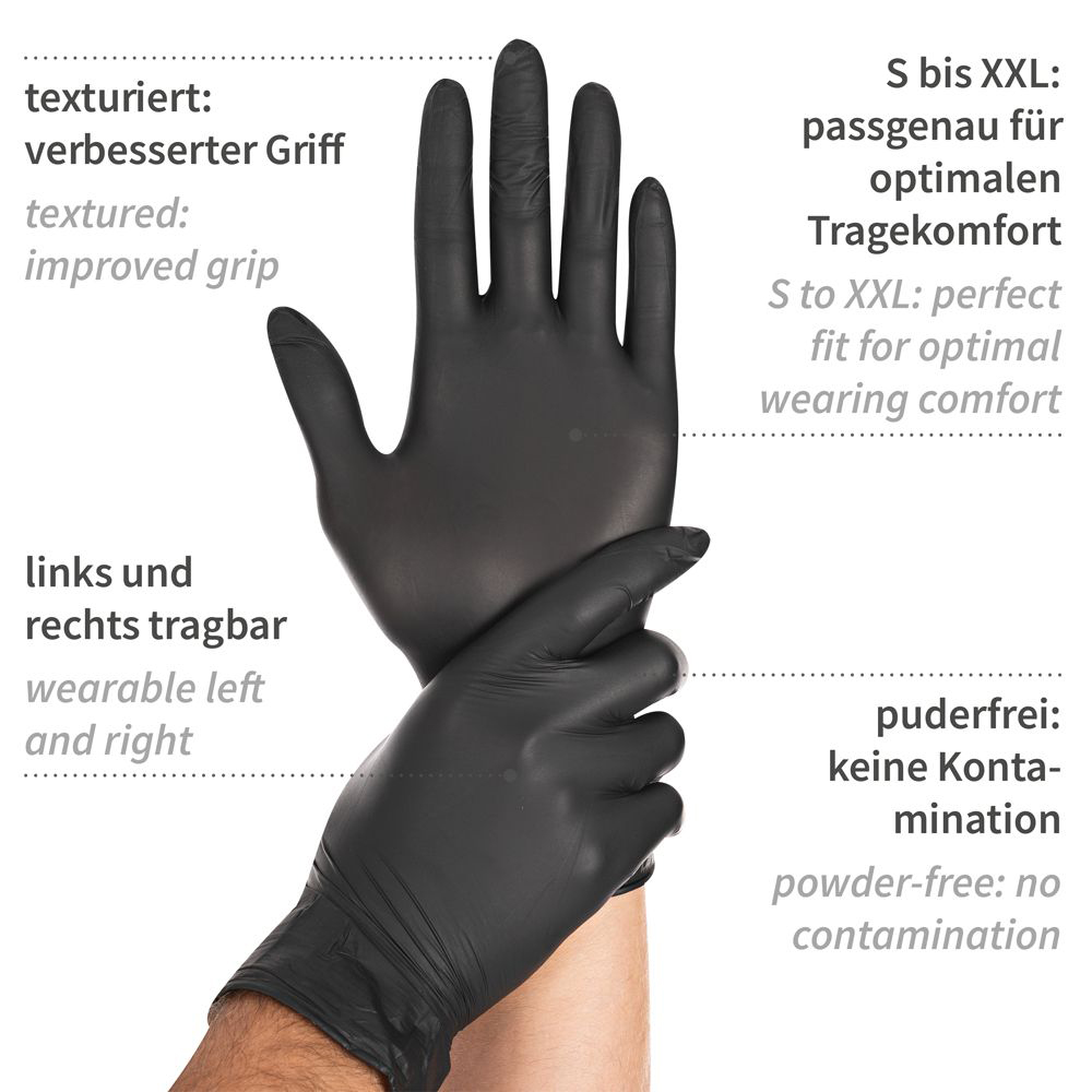 Einweg Nitrilhandschuhe