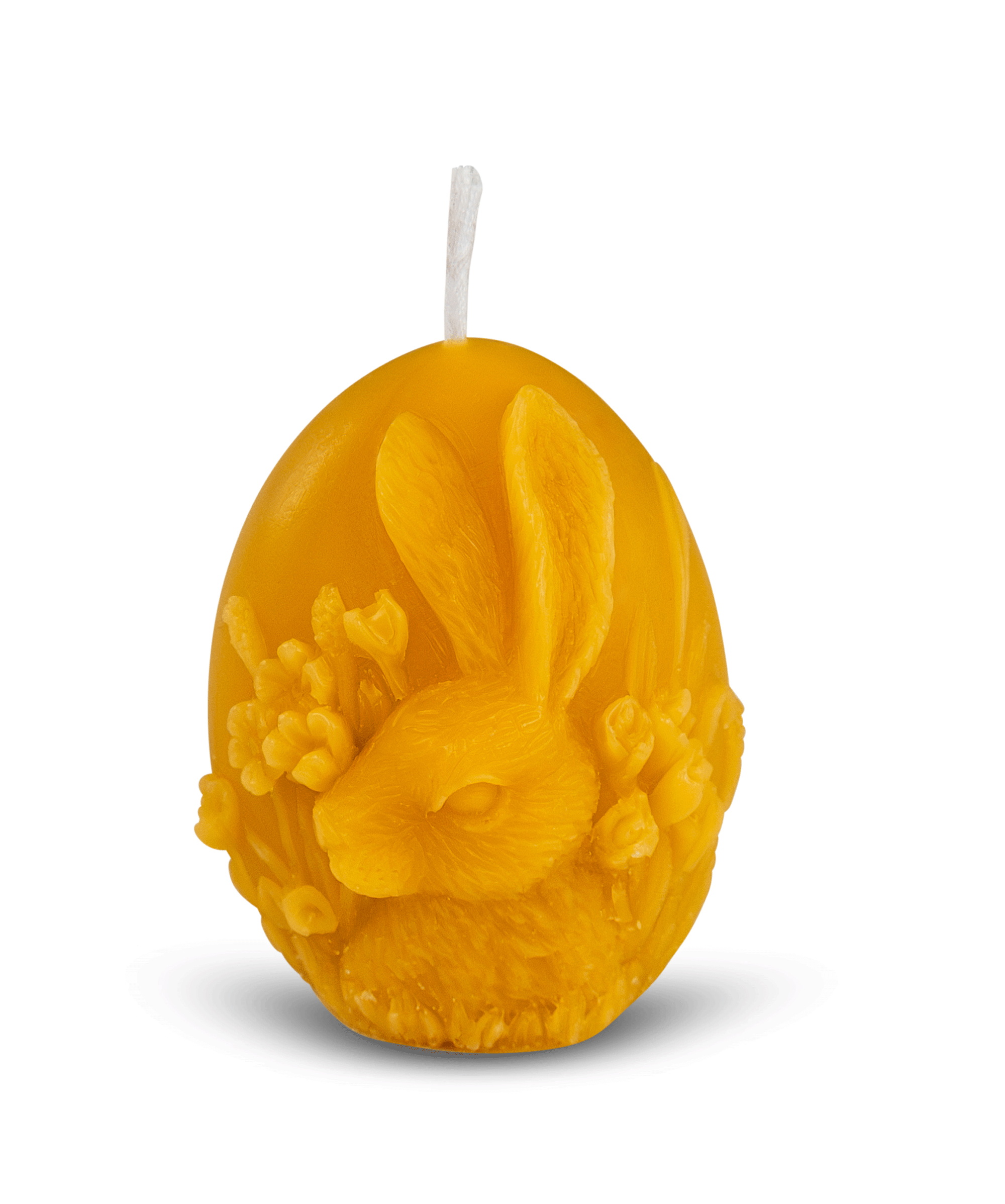 Gießform "Osterei Hase mit Blumen" Motiv III