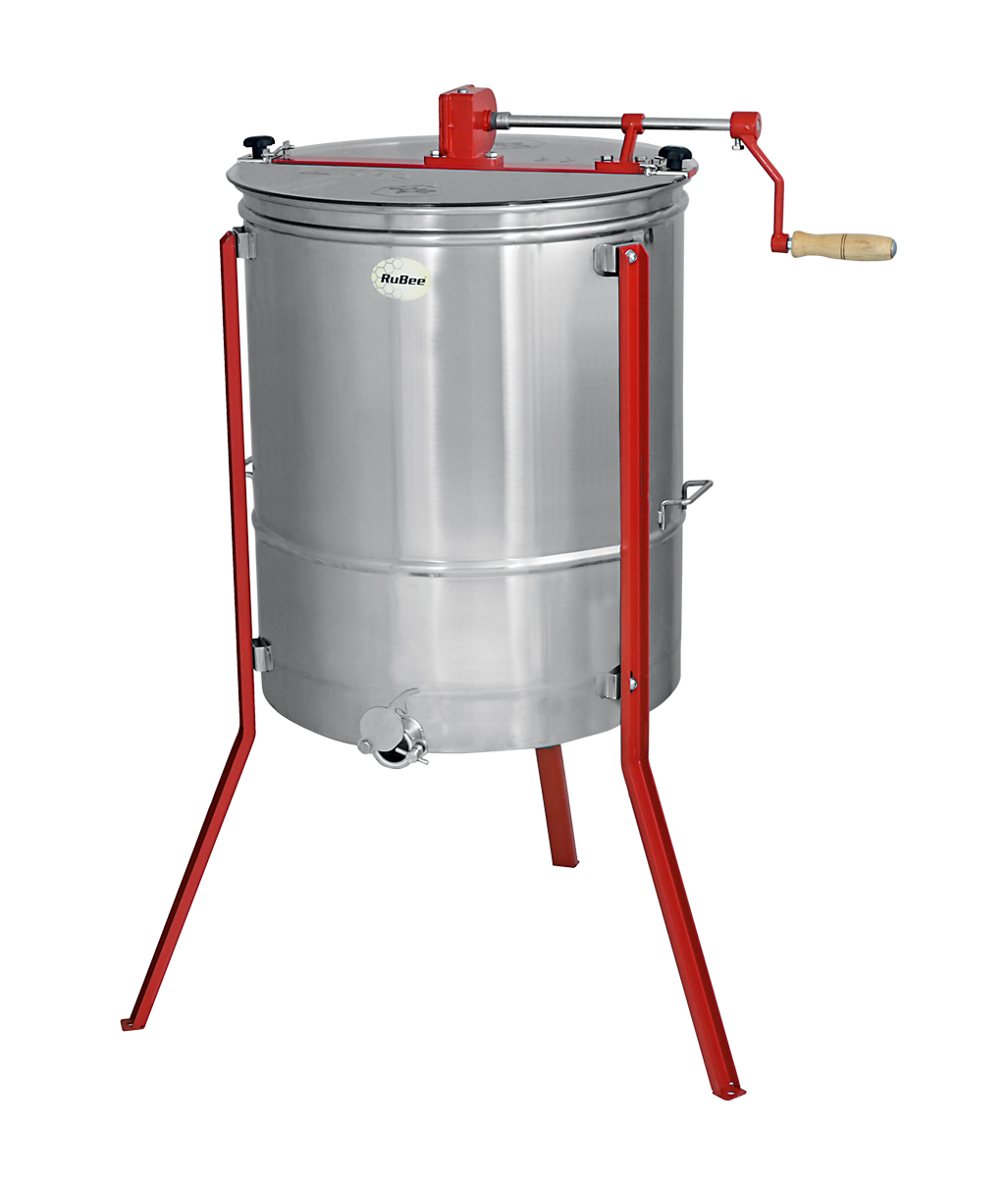 RuBee®Silber Tangential Hand Honigschleuder