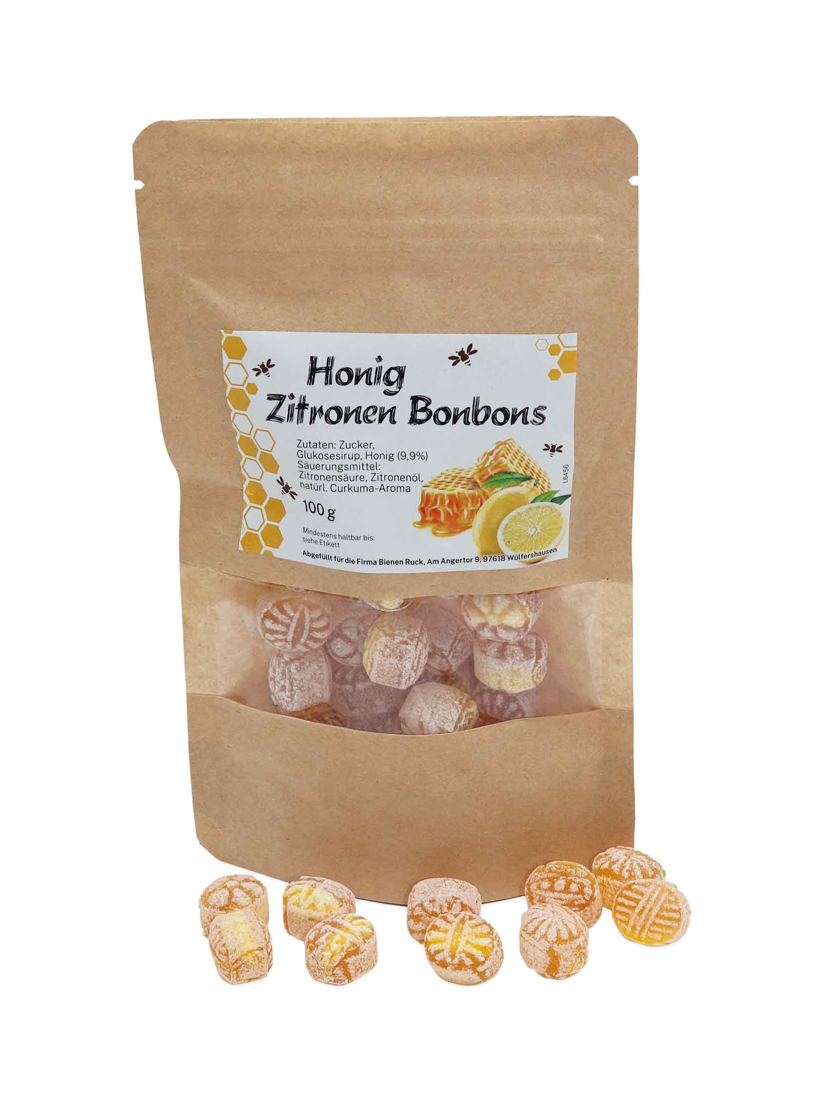Honig Zitronen Bonbons