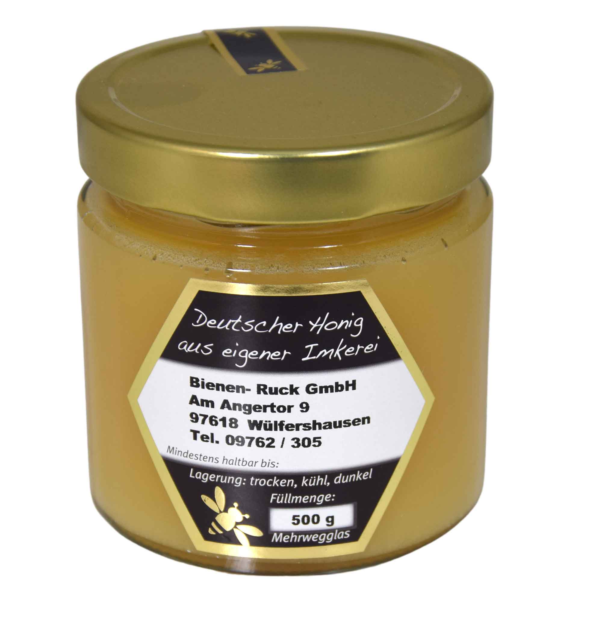 RuBee®Gold Honigglas