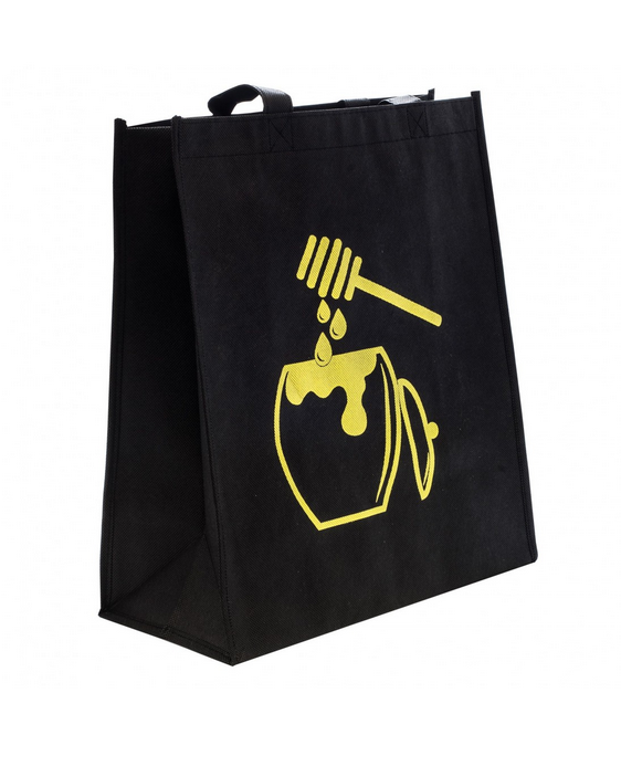 HOBBEE® Tragetasche schwarz "Honigtopf"