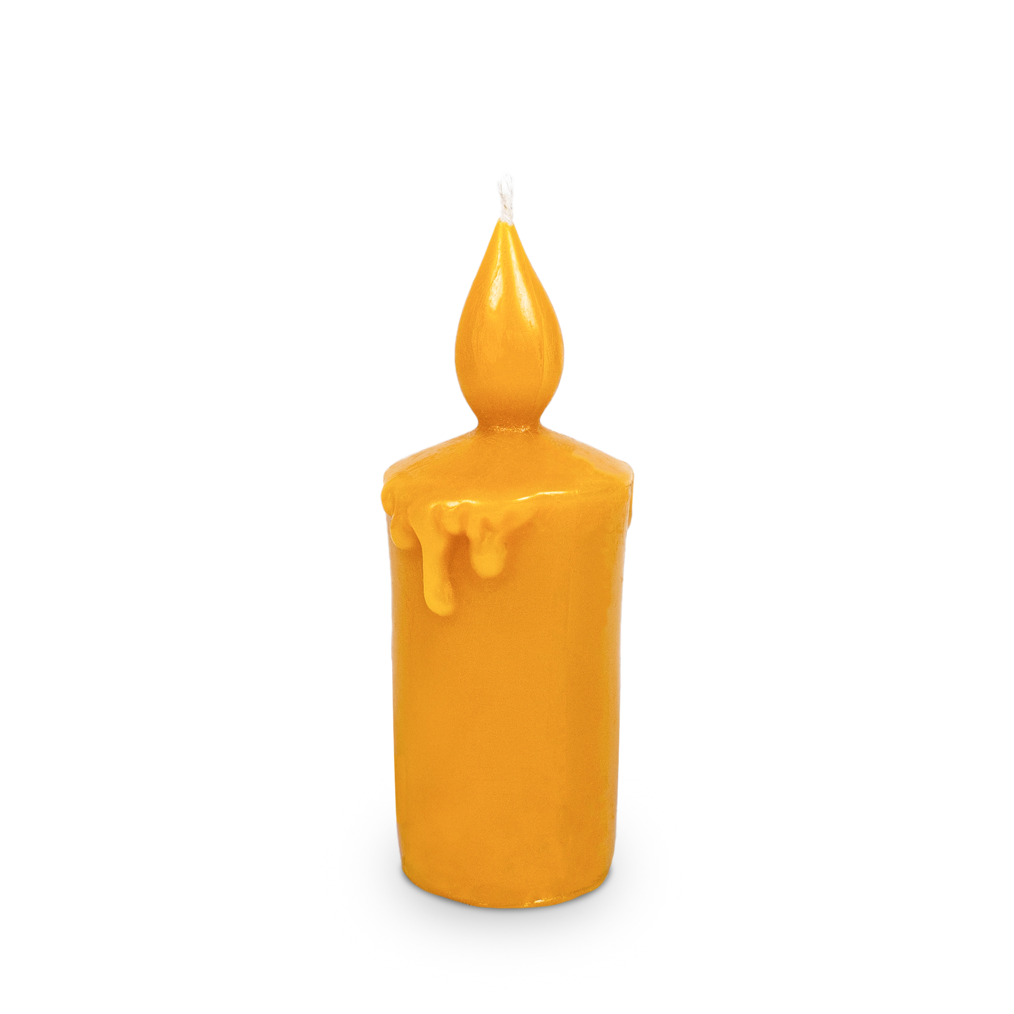 Gießform Stumpen Flammenkerze klein