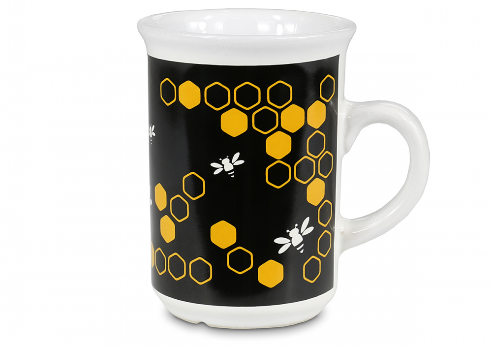 Tasse mit Bienen Black & gold